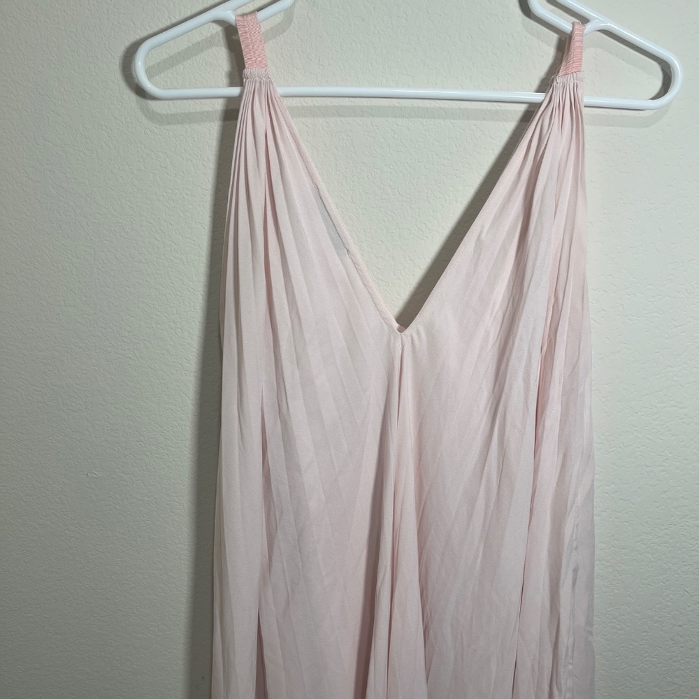 Tome Watercolor Pleated Two-Tier Dress Size S - Picture 12 of 15